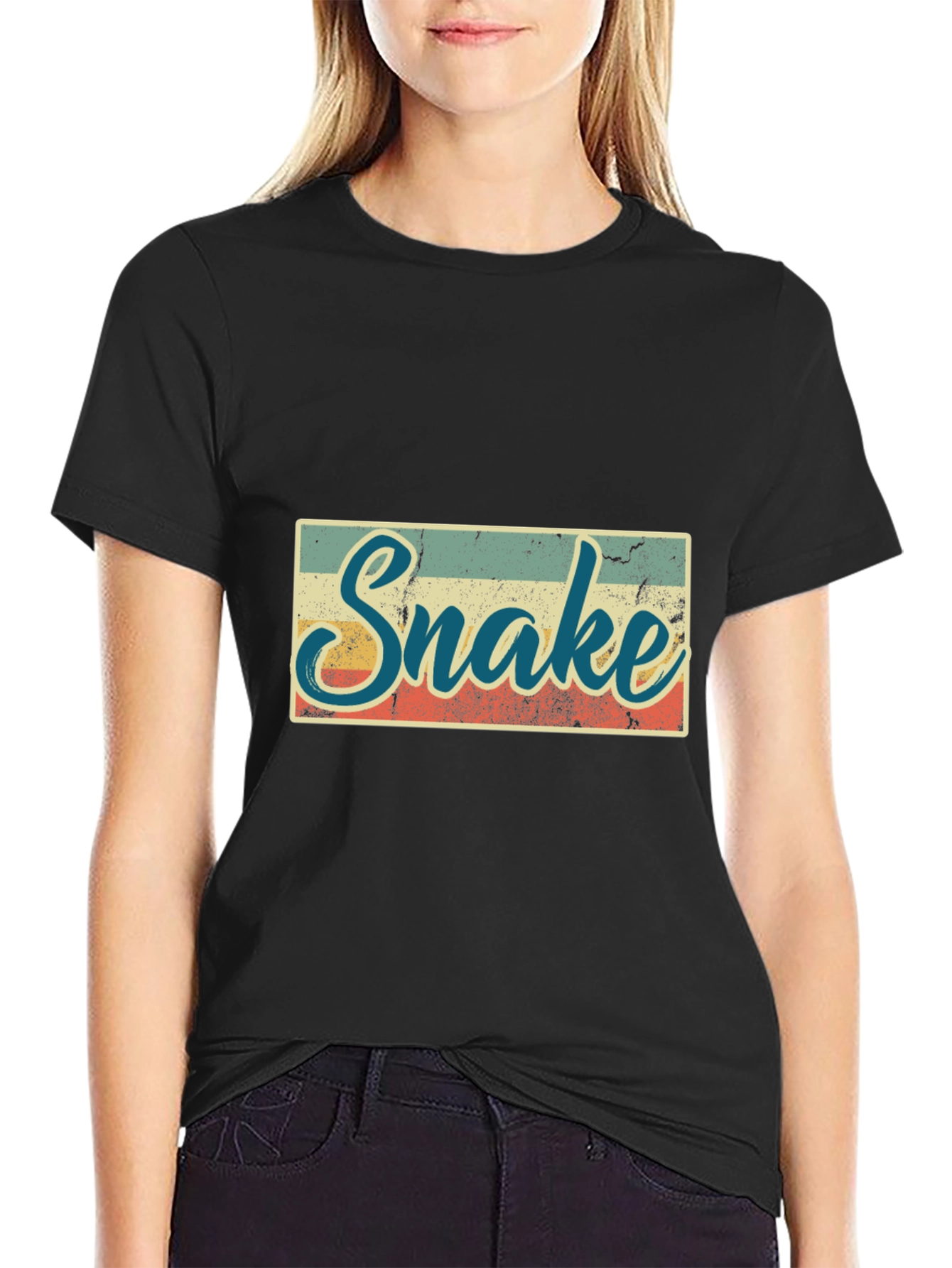 Vintage Snake T-Shirt - Retro Style Animal Tee