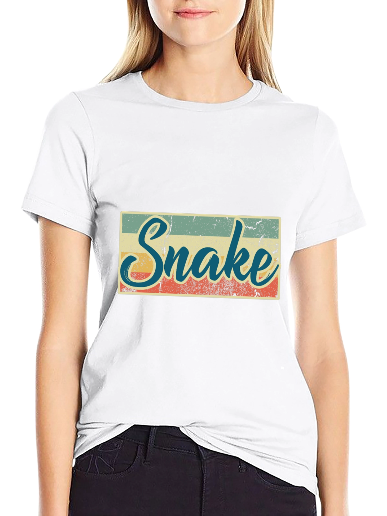 Vintage Snake T-Shirt - Retro Style Animal Tee
