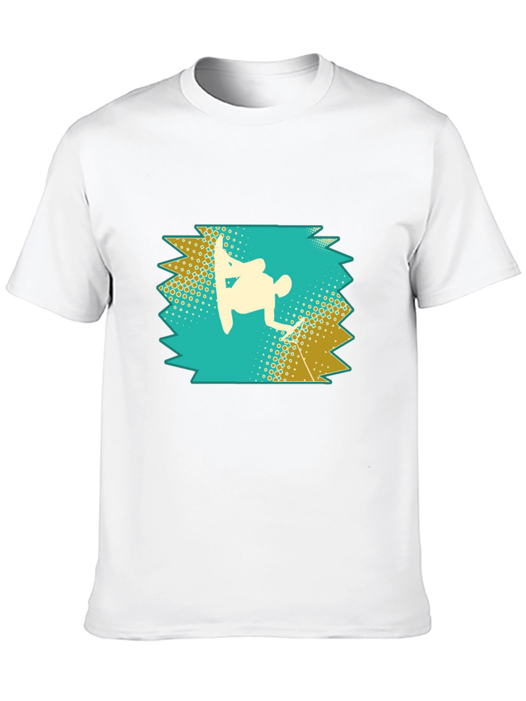 Snowboarder Silhouette Graphic Tee
