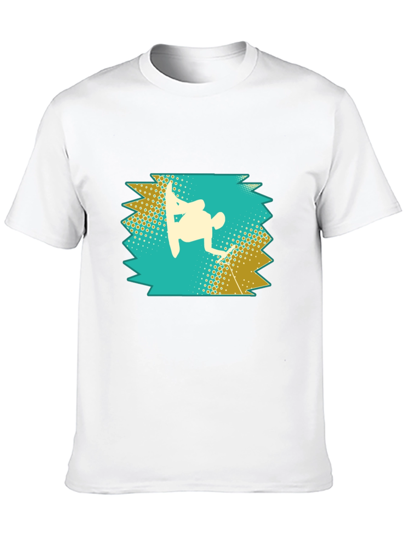 Snowboarder Silhouette Graphic Tee