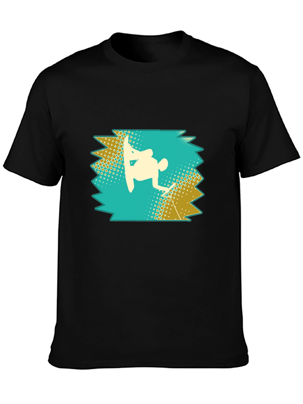 Snowboarder Silhouette Graphic Tee