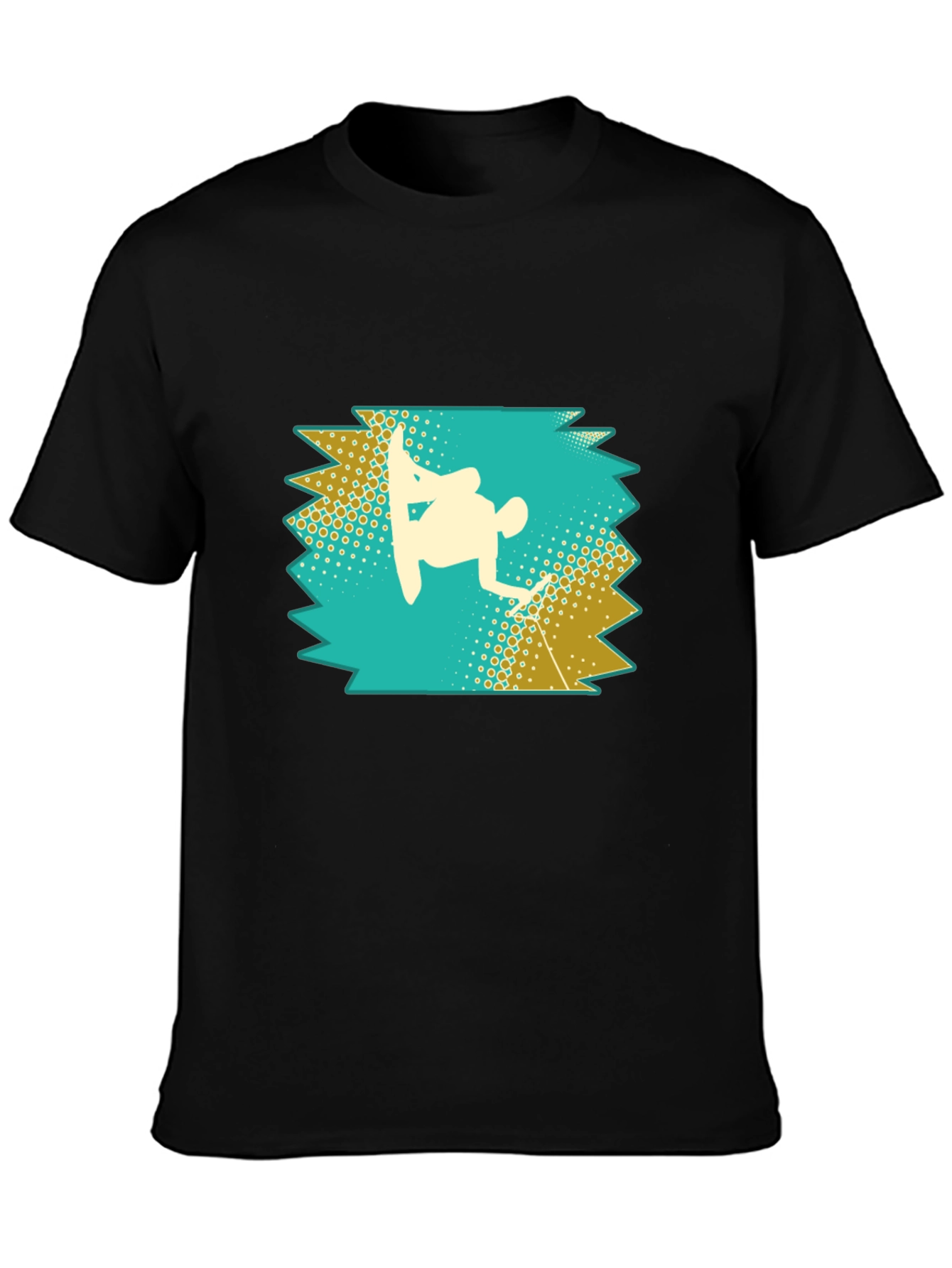 Snowboarder Silhouette Graphic Tee
