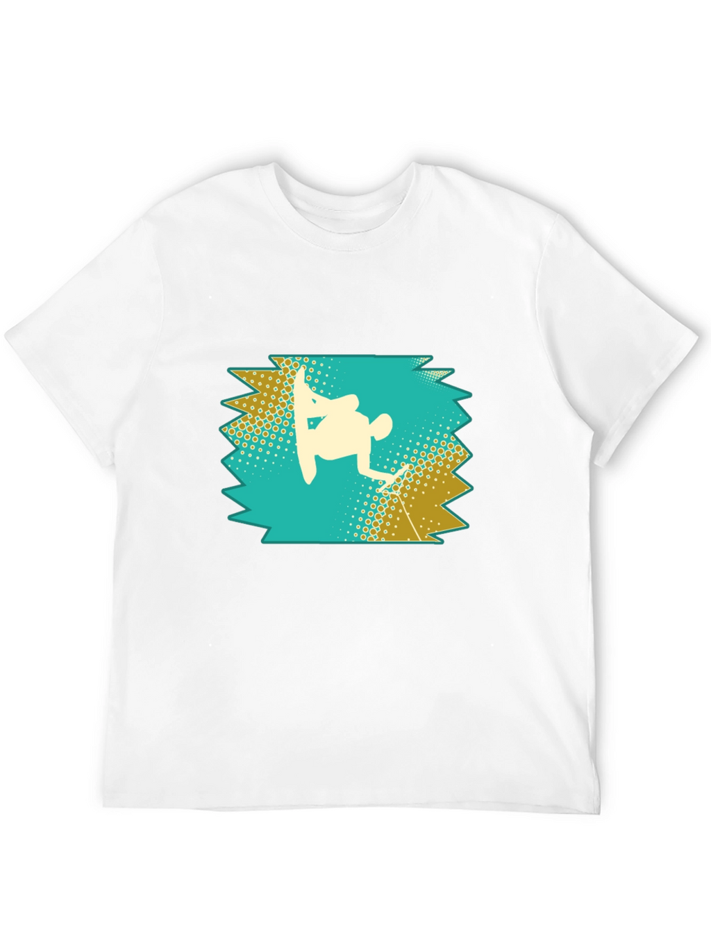 Snowboarder Silhouette Graphic Tee