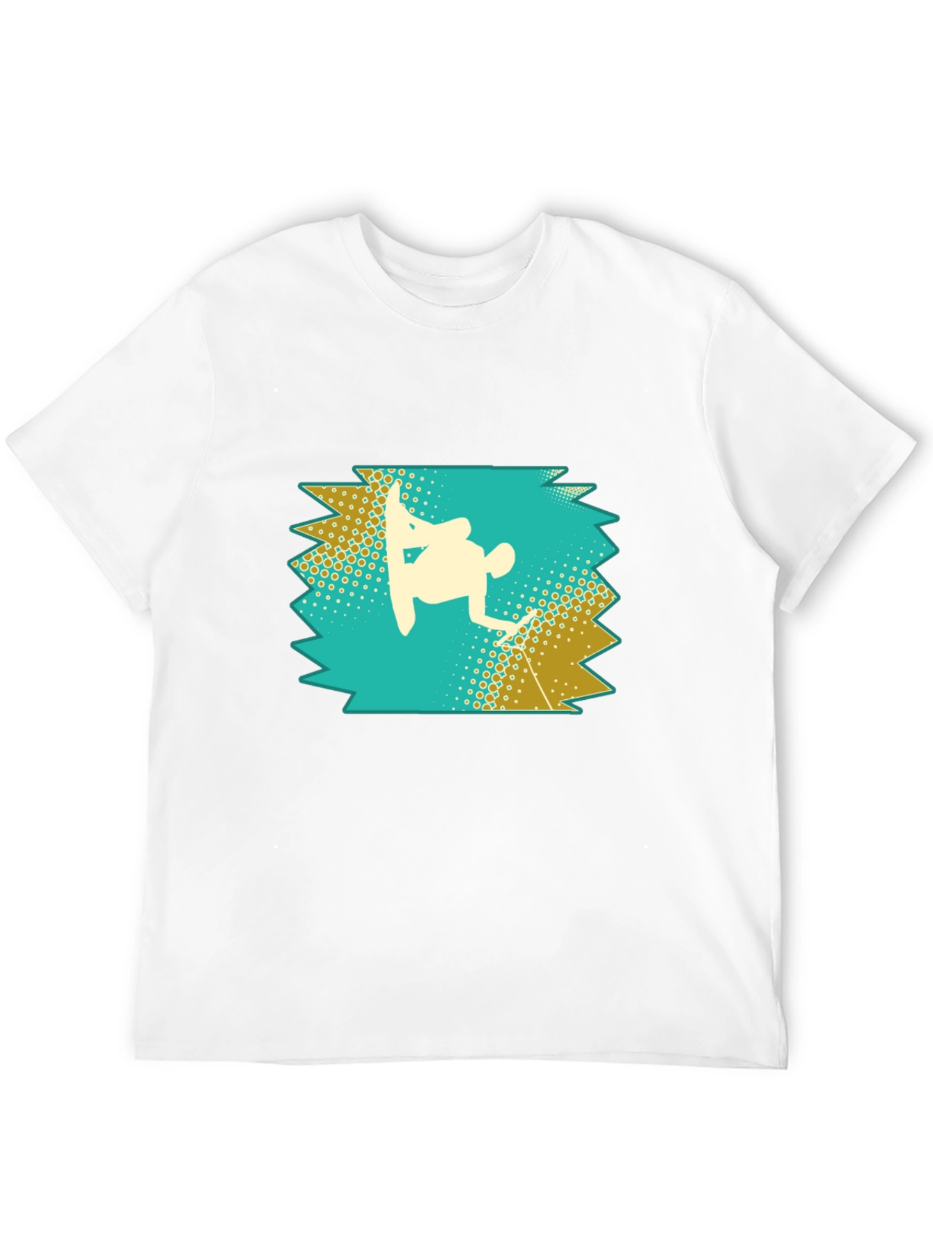 Snowboarder Silhouette Graphic Tee