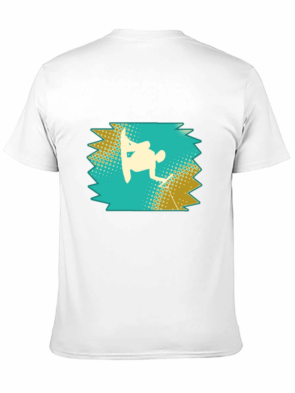 Snowboarder Silhouette Graphic Tee