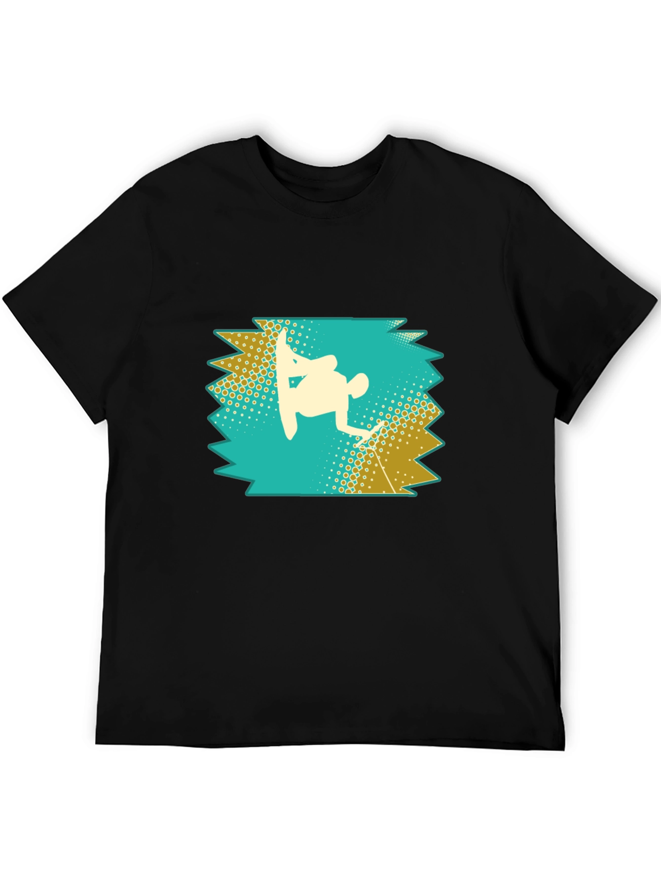 Snowboarder Silhouette Graphic Tee