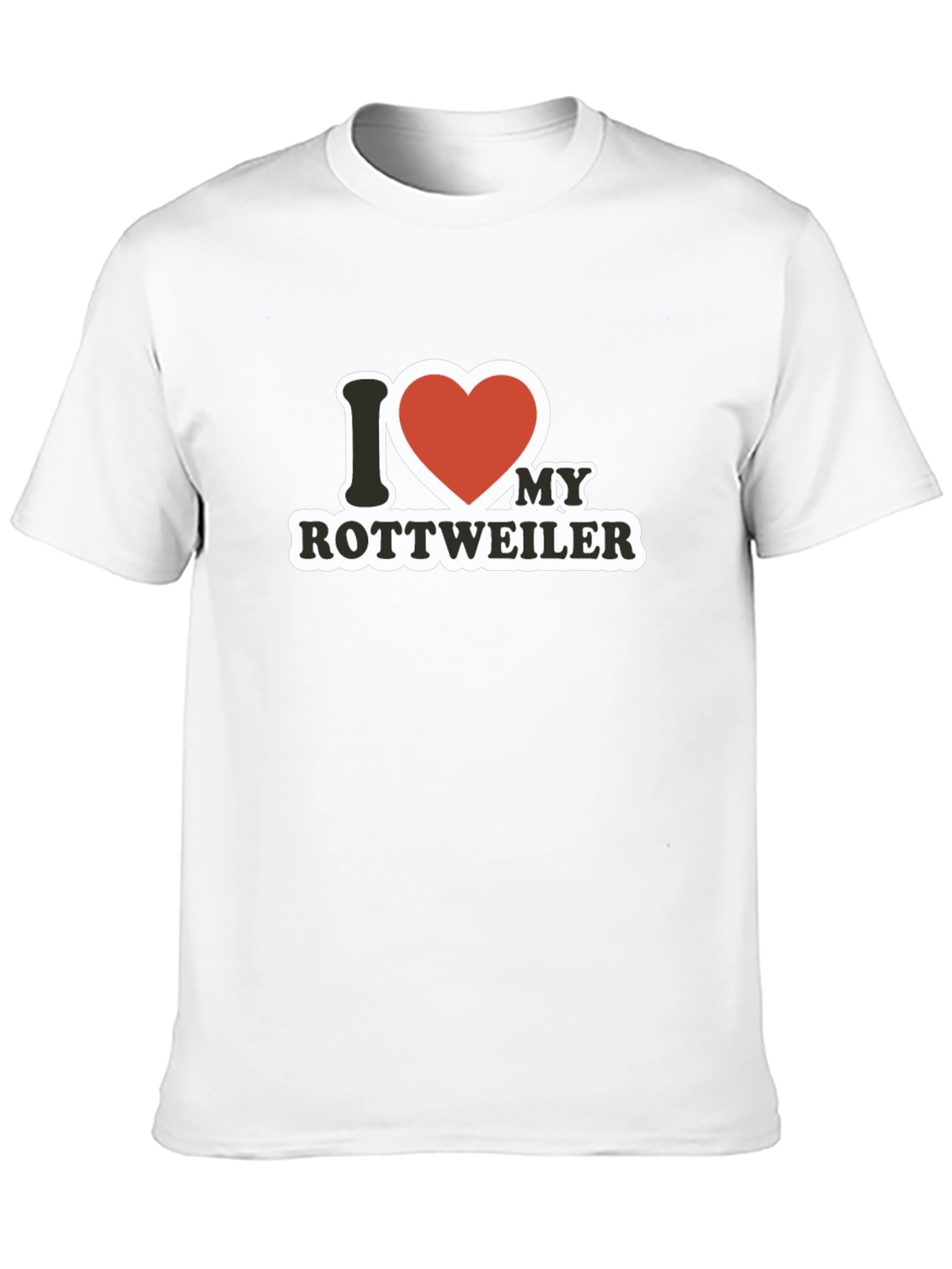 I Love My Rottweiler Graphic T-Shirt