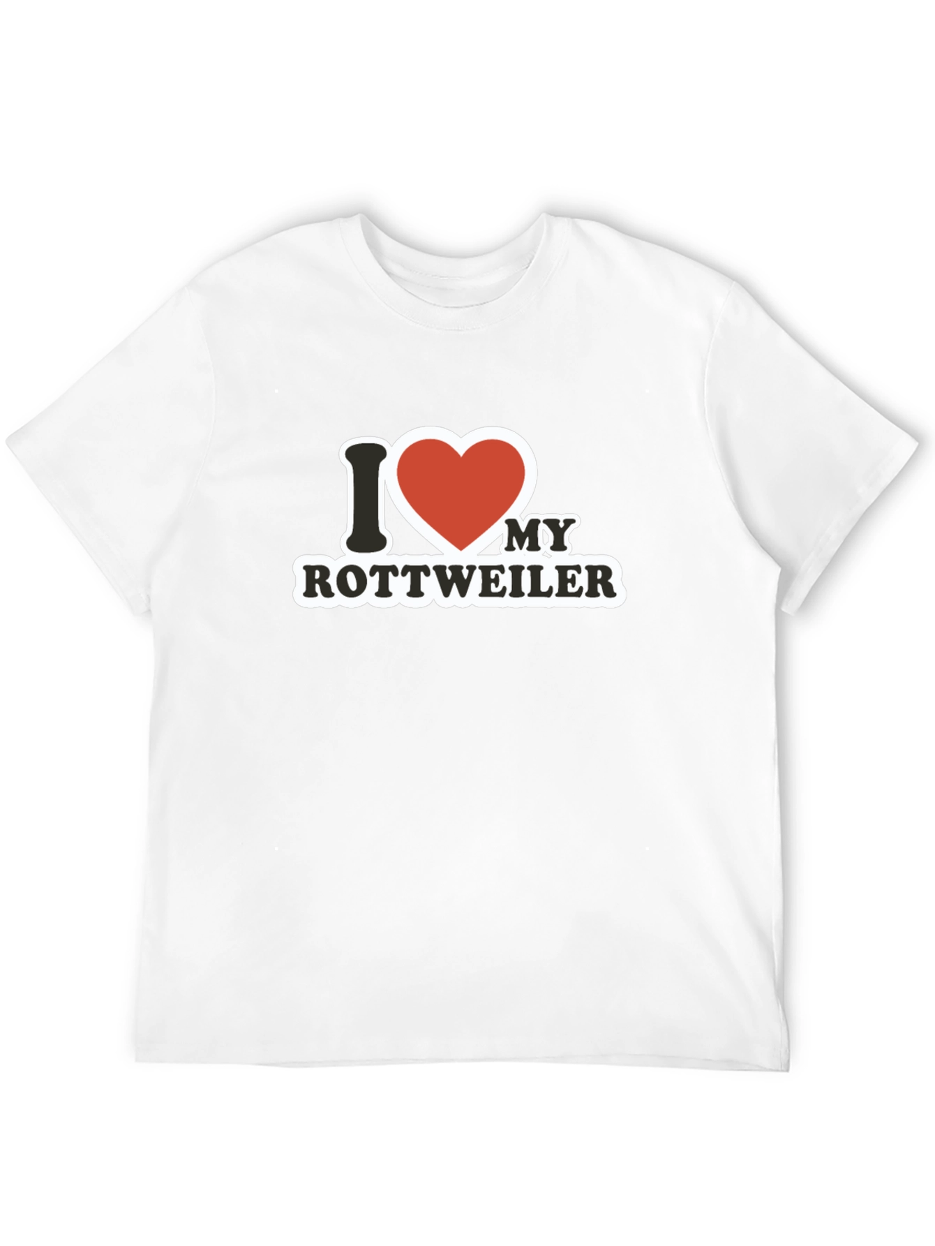 I Love My Rottweiler Graphic T-Shirt