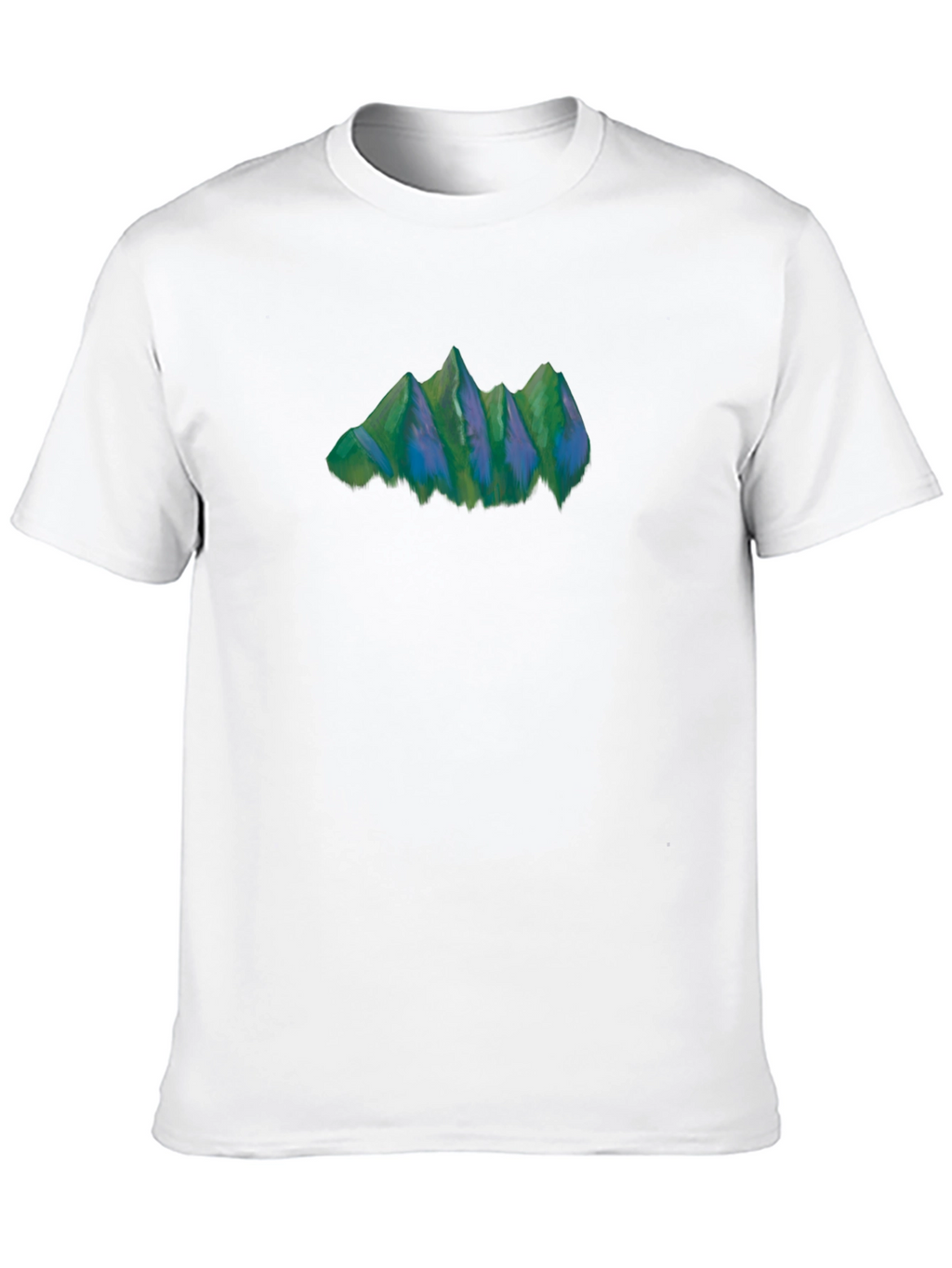 Mountain Graphic Tee - Nature Inspired Black T-Shirt