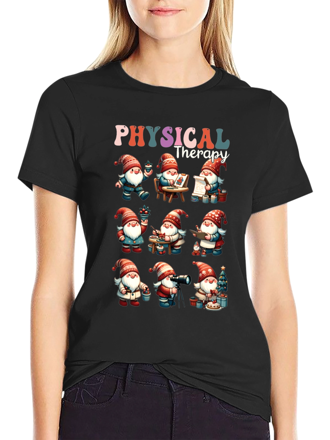 Physical Therapy Gnomes Graphic Tee