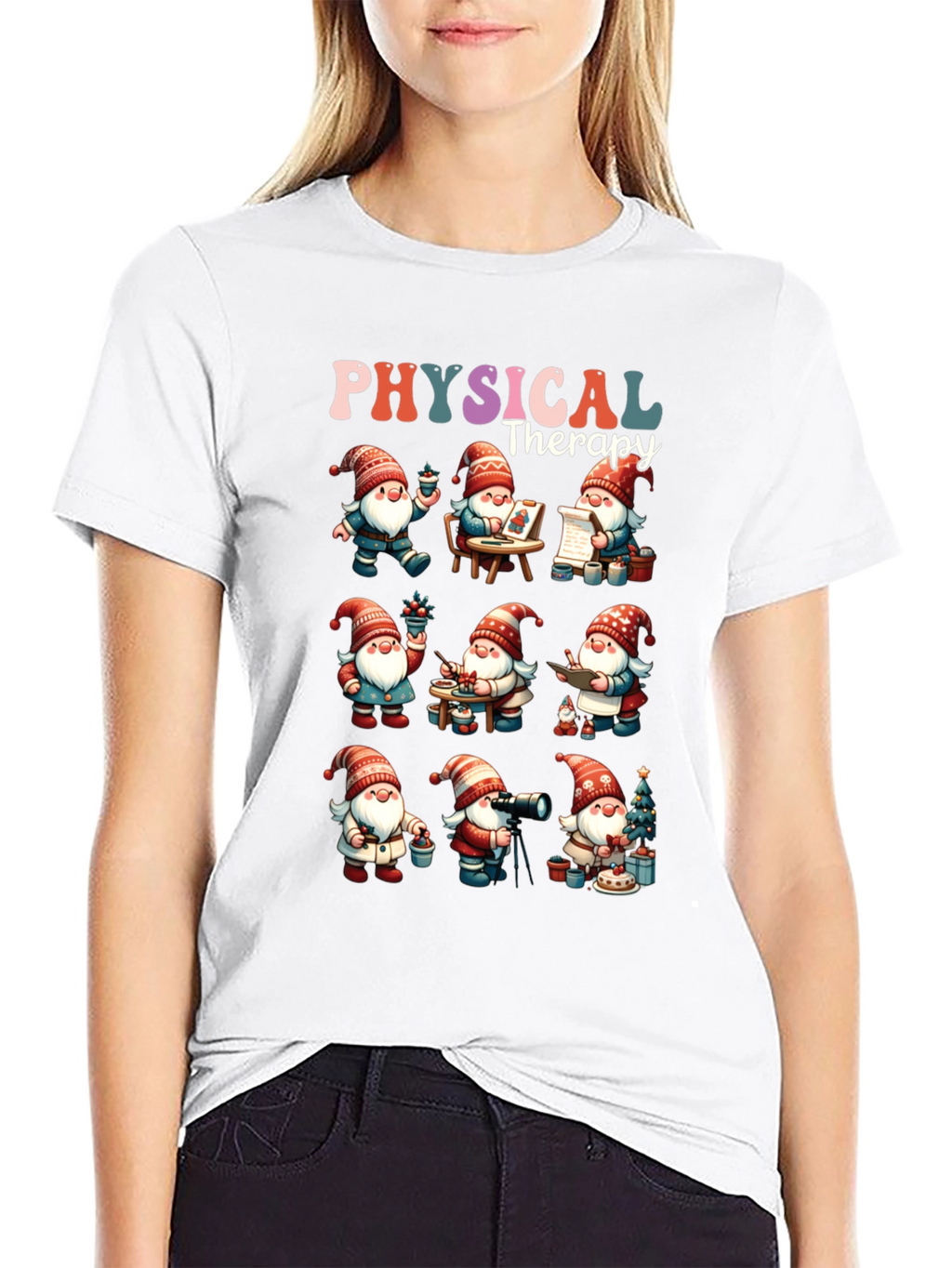 Physical Therapy Gnomes Graphic Tee