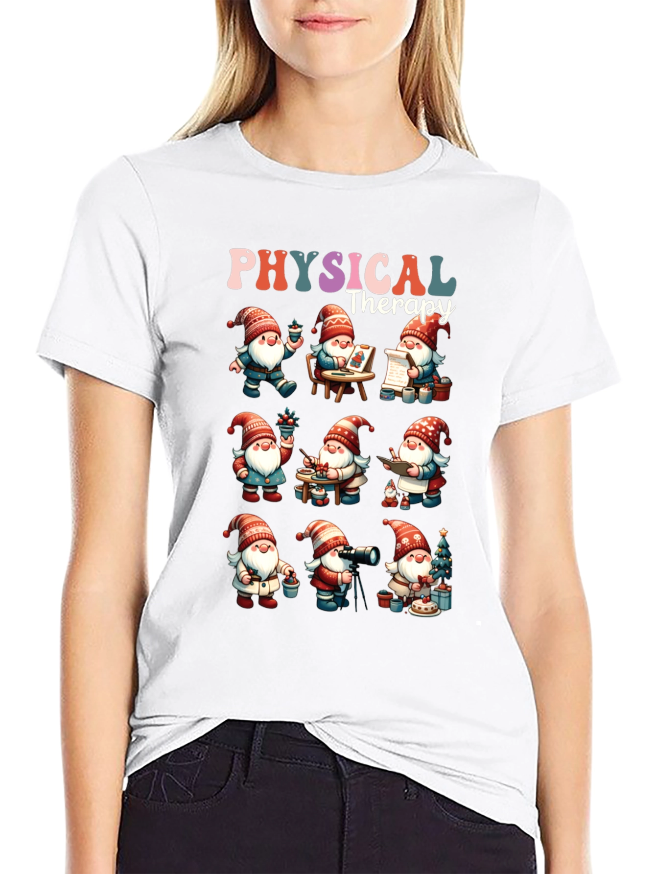 Physical Therapy Gnomes Graphic Tee