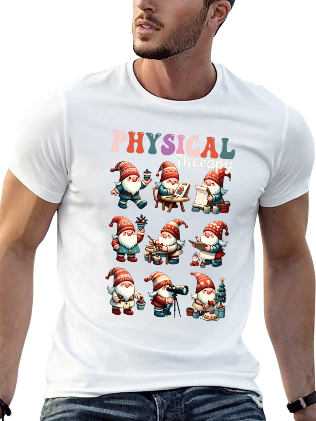 Physical Therapy Gnomes Graphic Tee