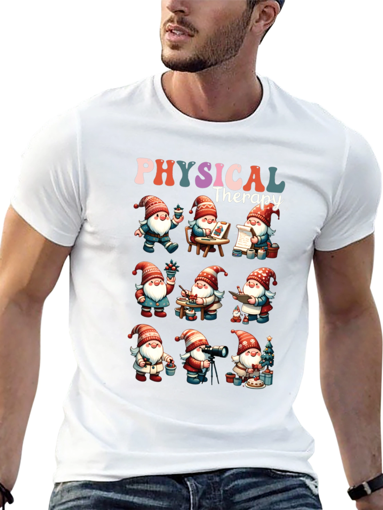 Physical Therapy Gnomes Graphic Tee