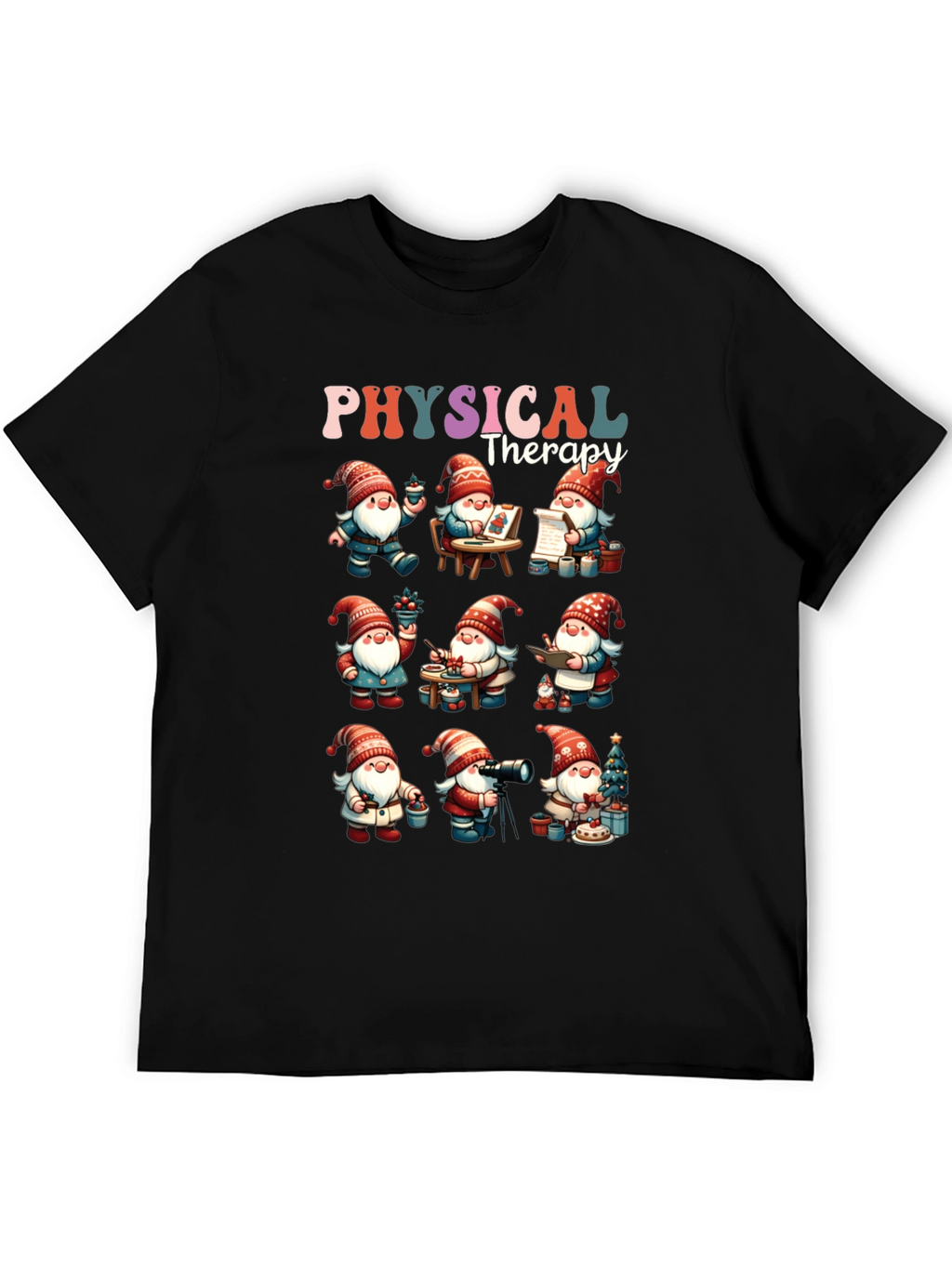 Physical Therapy Gnomes Graphic Tee