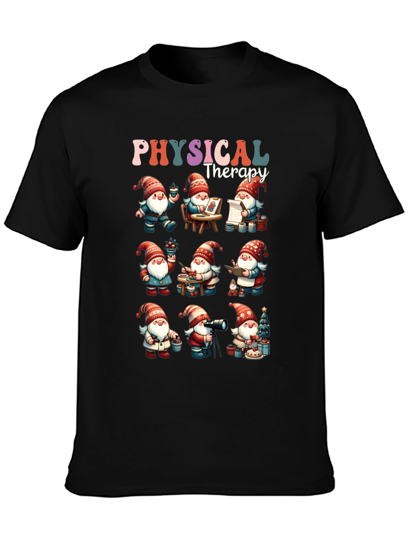 Physical Therapy Gnomes Graphic Tee