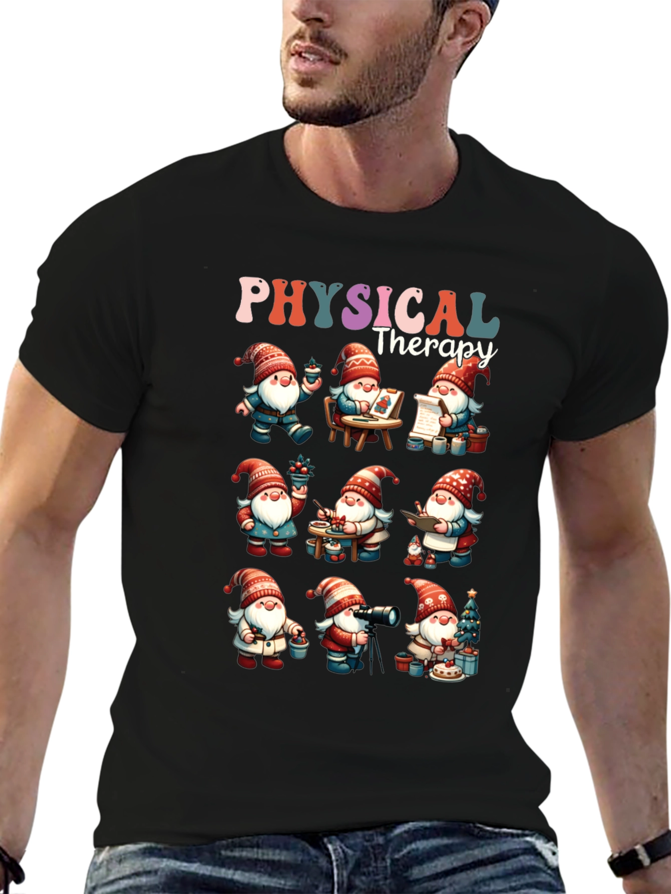 Physical Therapy Gnomes Graphic Tee