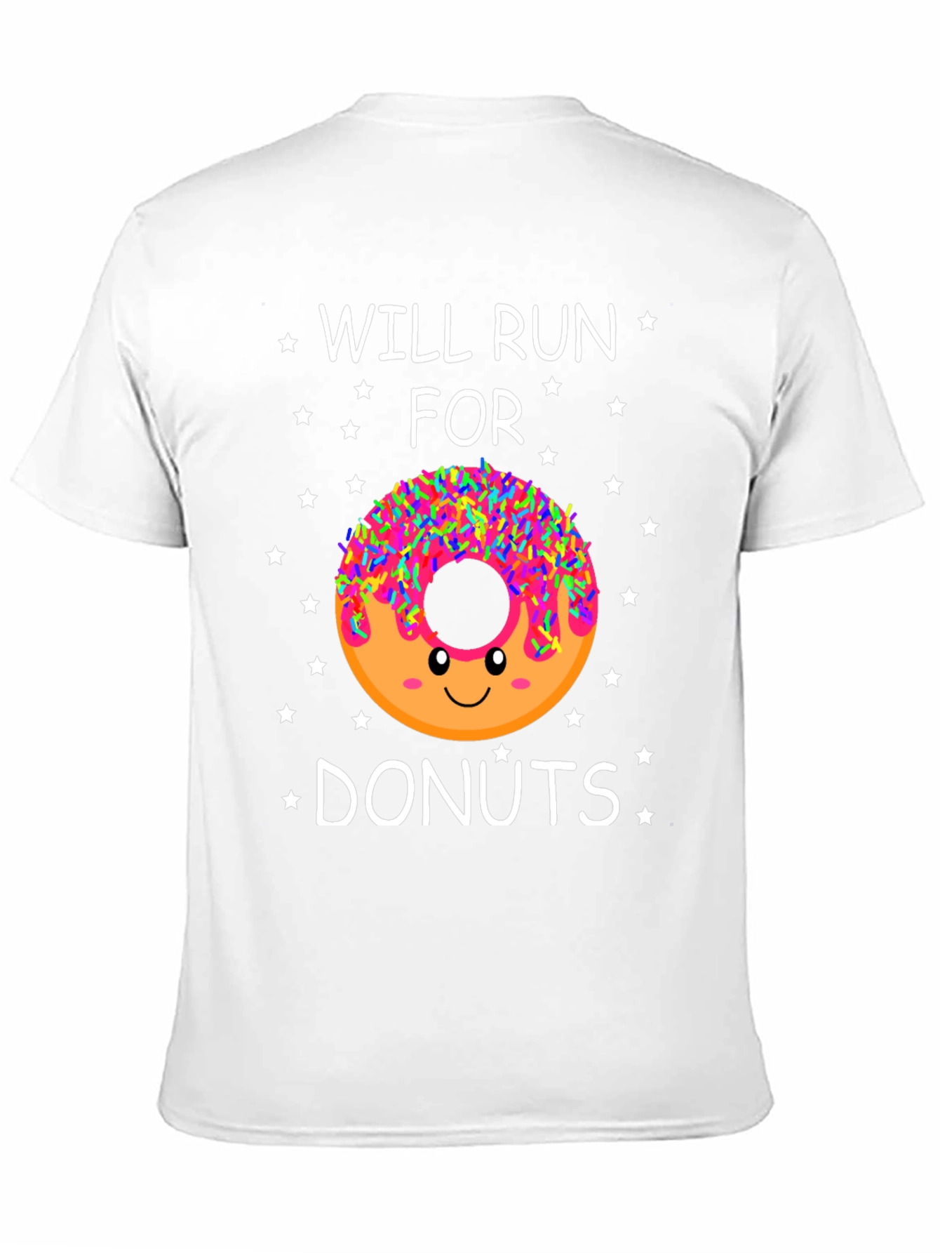 Will Run for Donuts T-Shirt - Funny Dessert Lover Tee