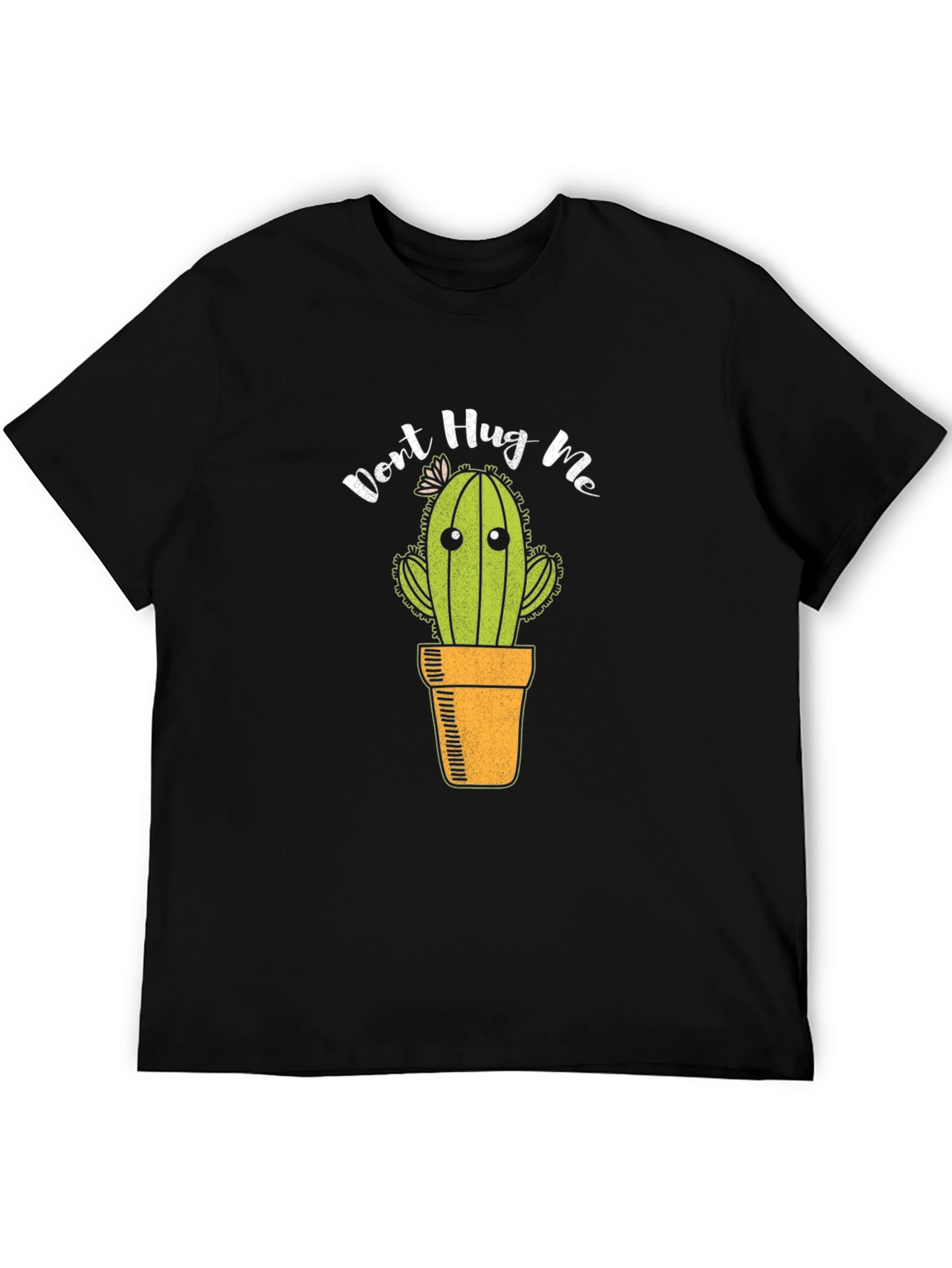 Dont Hug Me Cactus Graphic T-Shirt