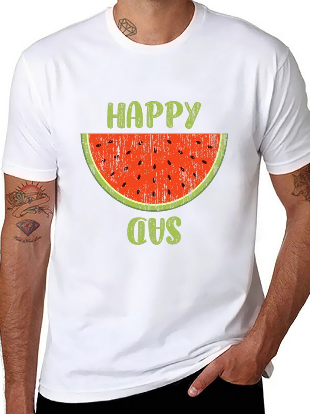 Happy Sad Watermelon Graphic Tee