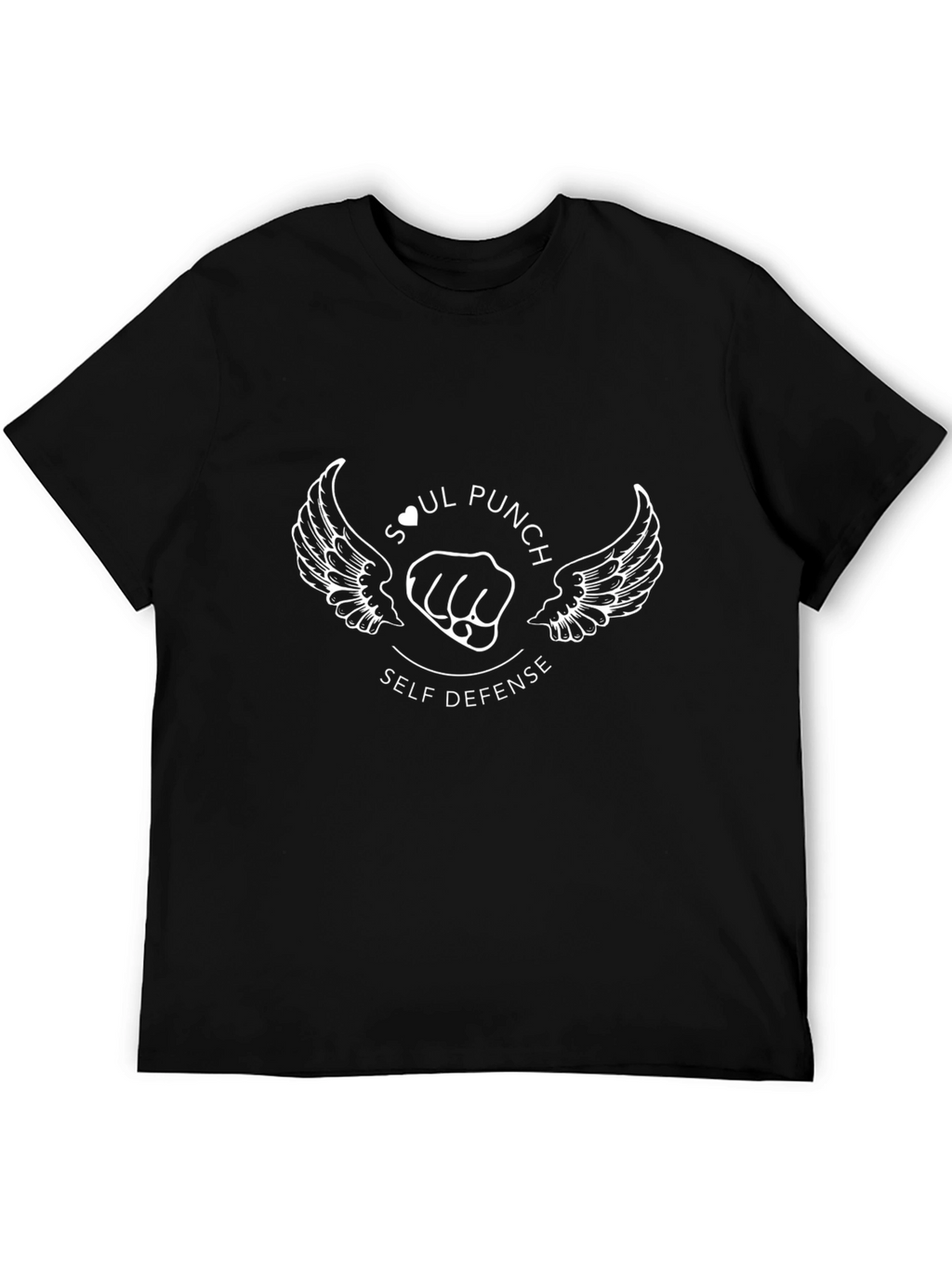 Soul Punch Self Defense Black T-Shirt