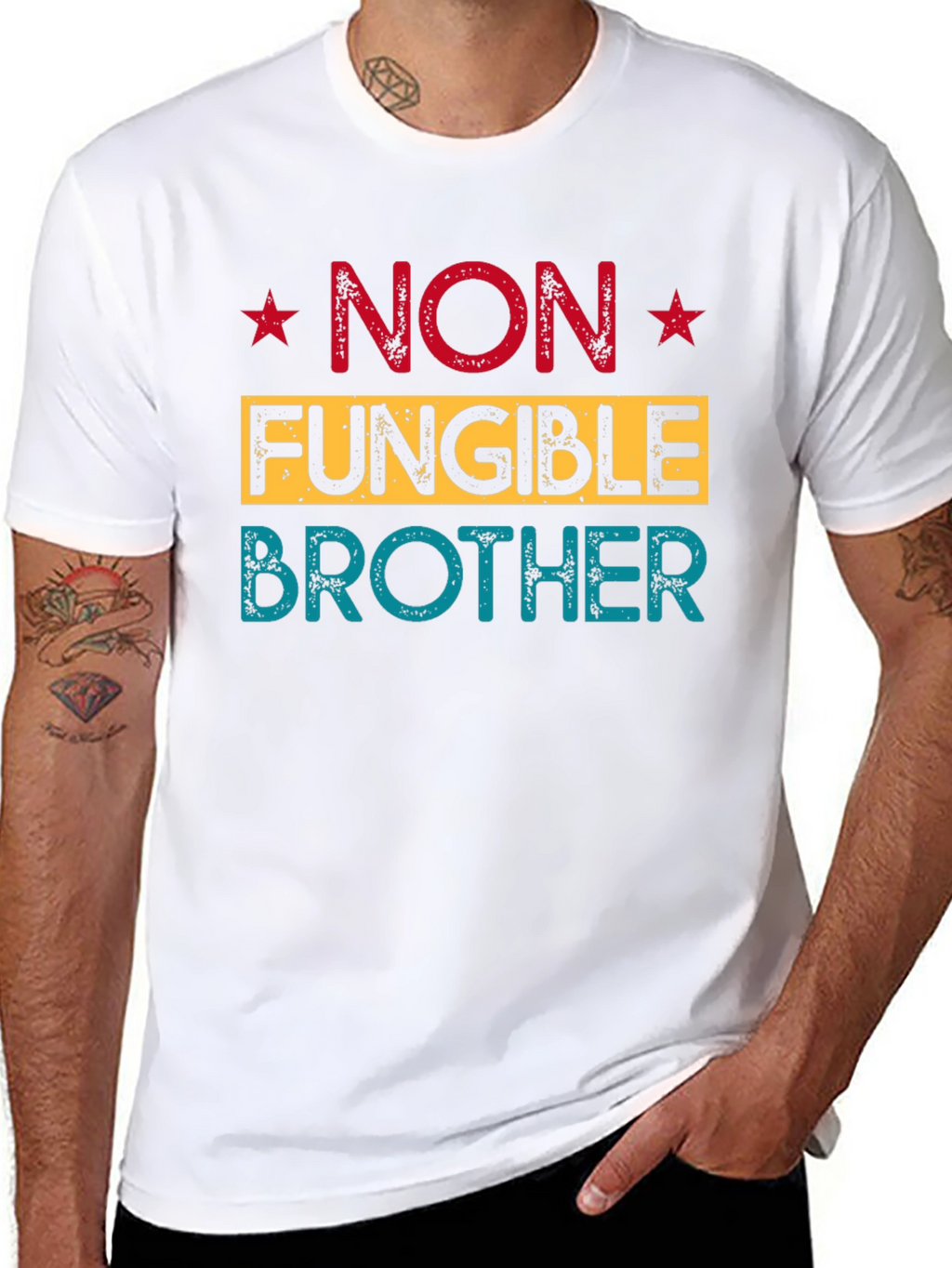 Non Fungible Brother Graphic T-Shirt
