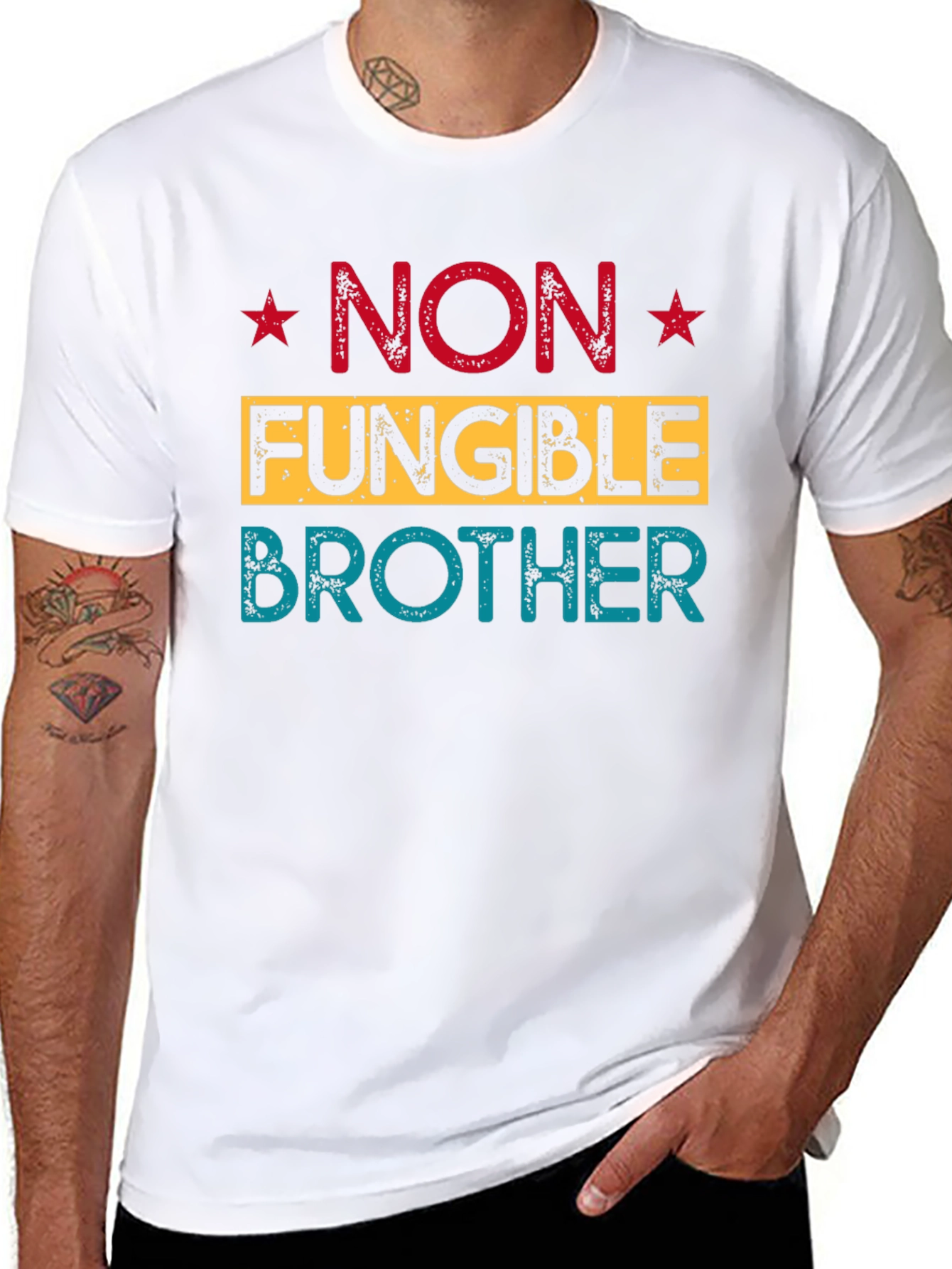 Non Fungible Brother Graphic T-Shirt