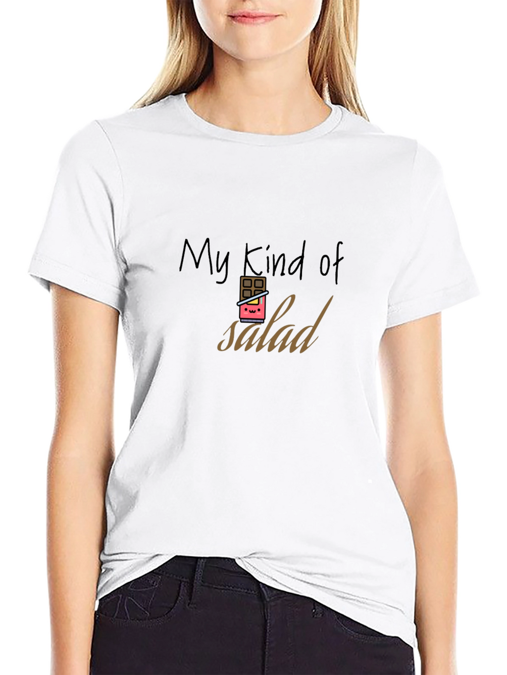 My Kind of Salad Funny Chocolate T-Shirt