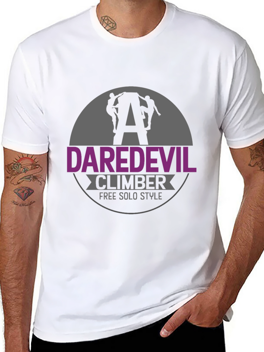 Daredevil Climber T-Shirt - Free Solo Style