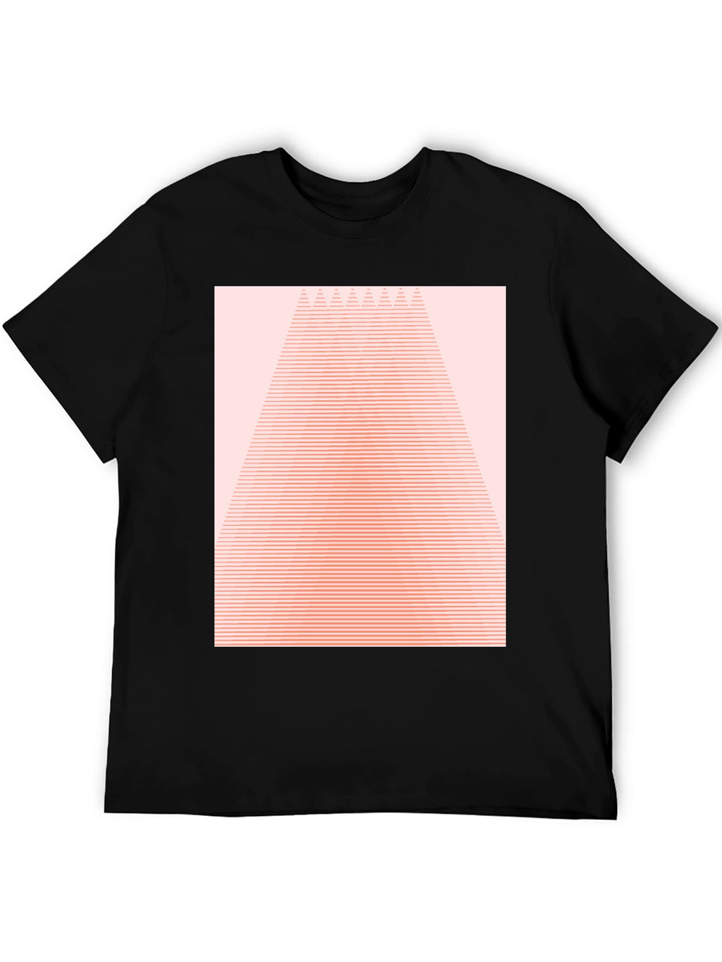 Geometric Lines Graphic Tee - Modern Style