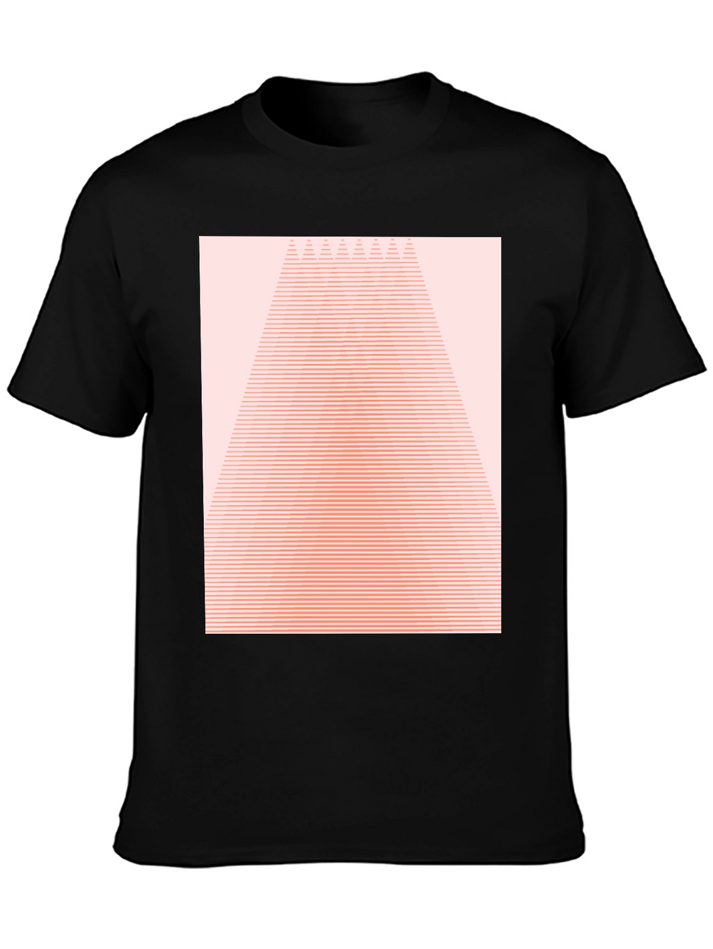 Geometric Lines Graphic Tee - Modern Style