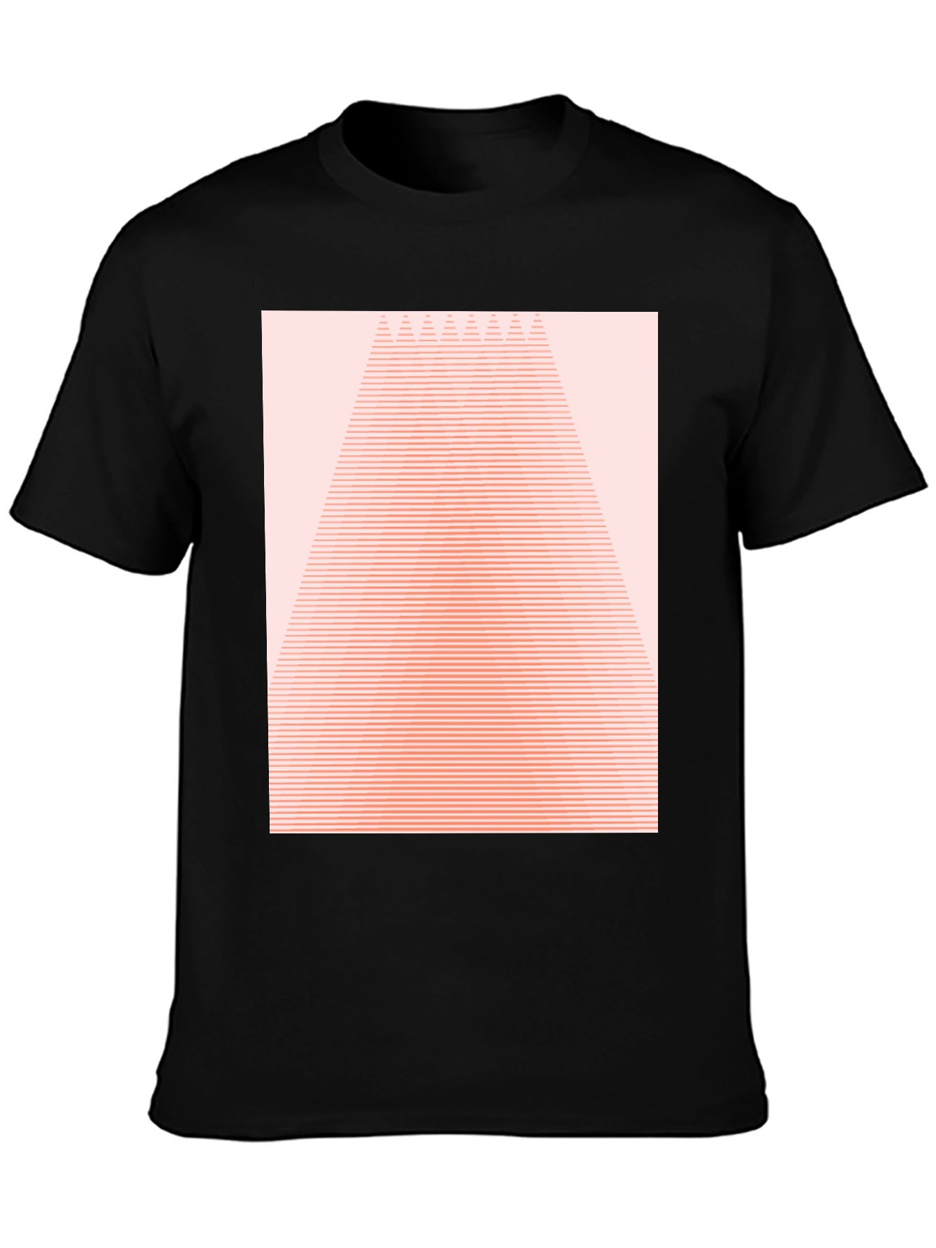 Geometric Lines Graphic Tee - Modern Style