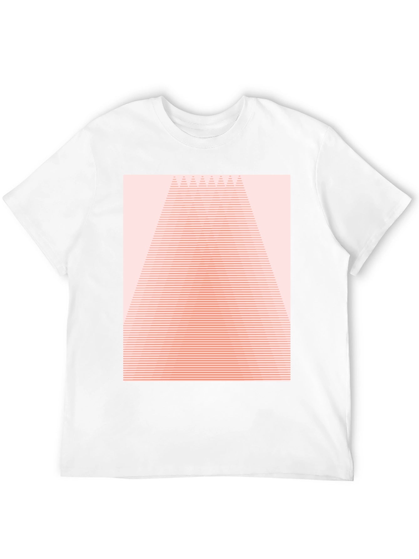 Geometric Lines Graphic Tee - Modern Style