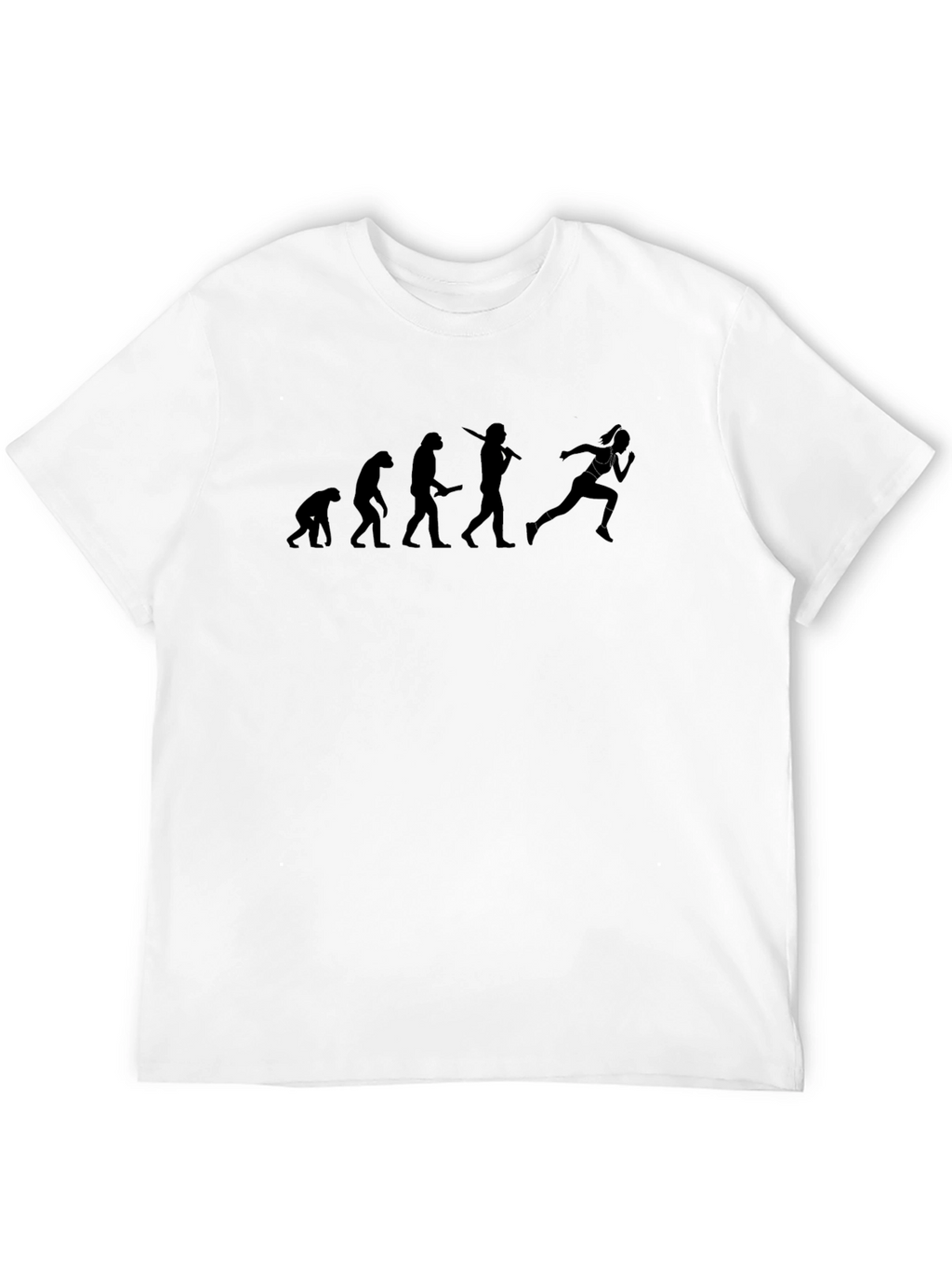 Evolution of a Runner Black T-Shirt