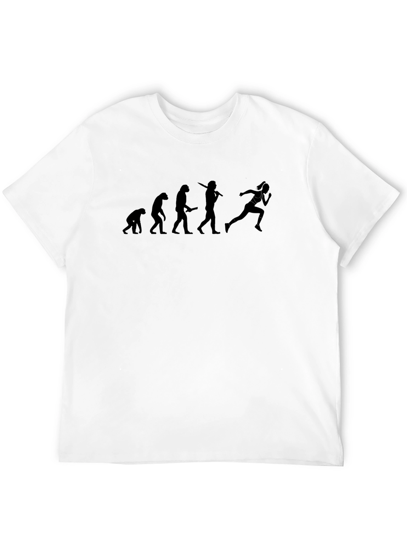 Evolution of a Runner Black T-Shirt
