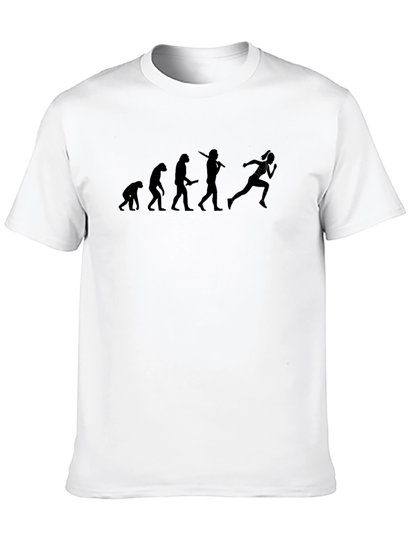 Evolution of a Runner Black T-Shirt