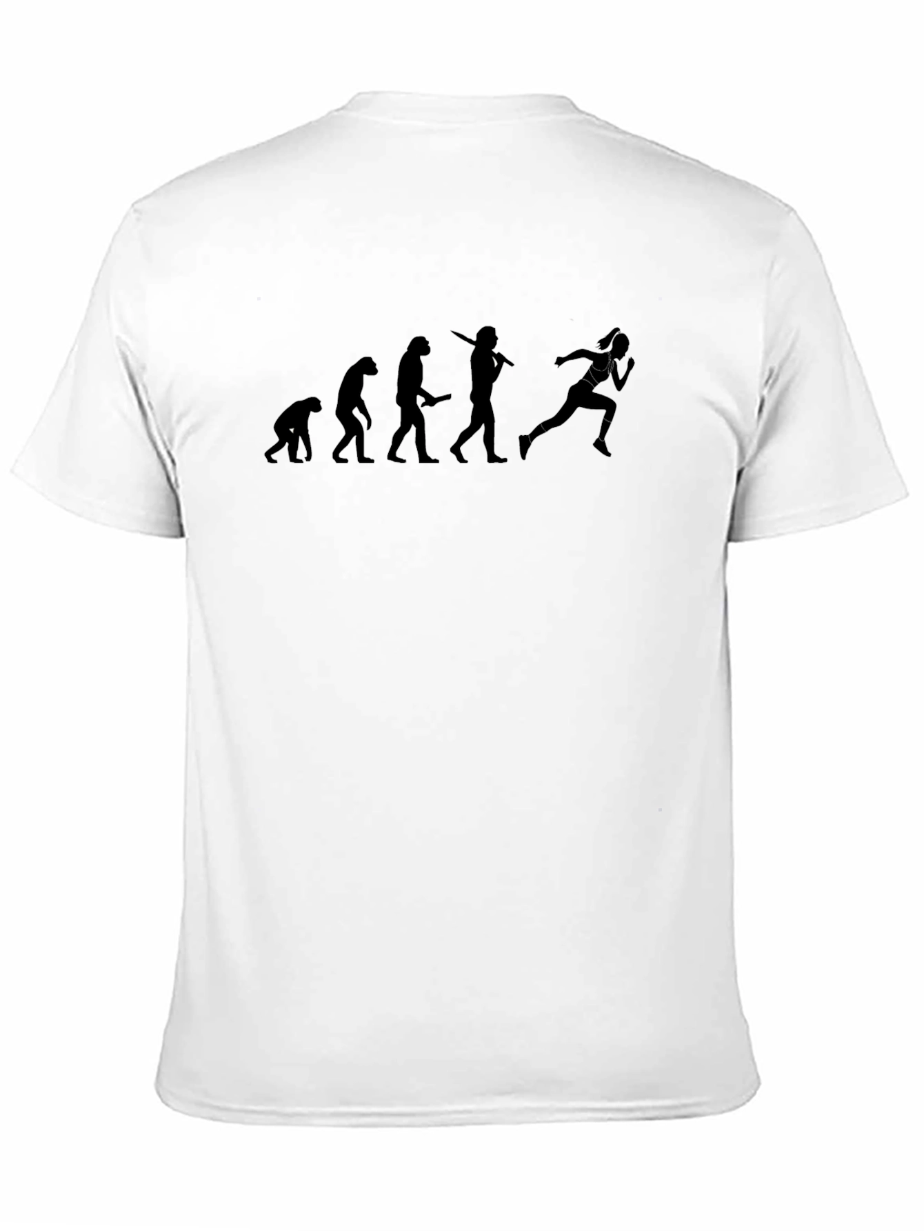 Evolution of a Runner Black T-Shirt
