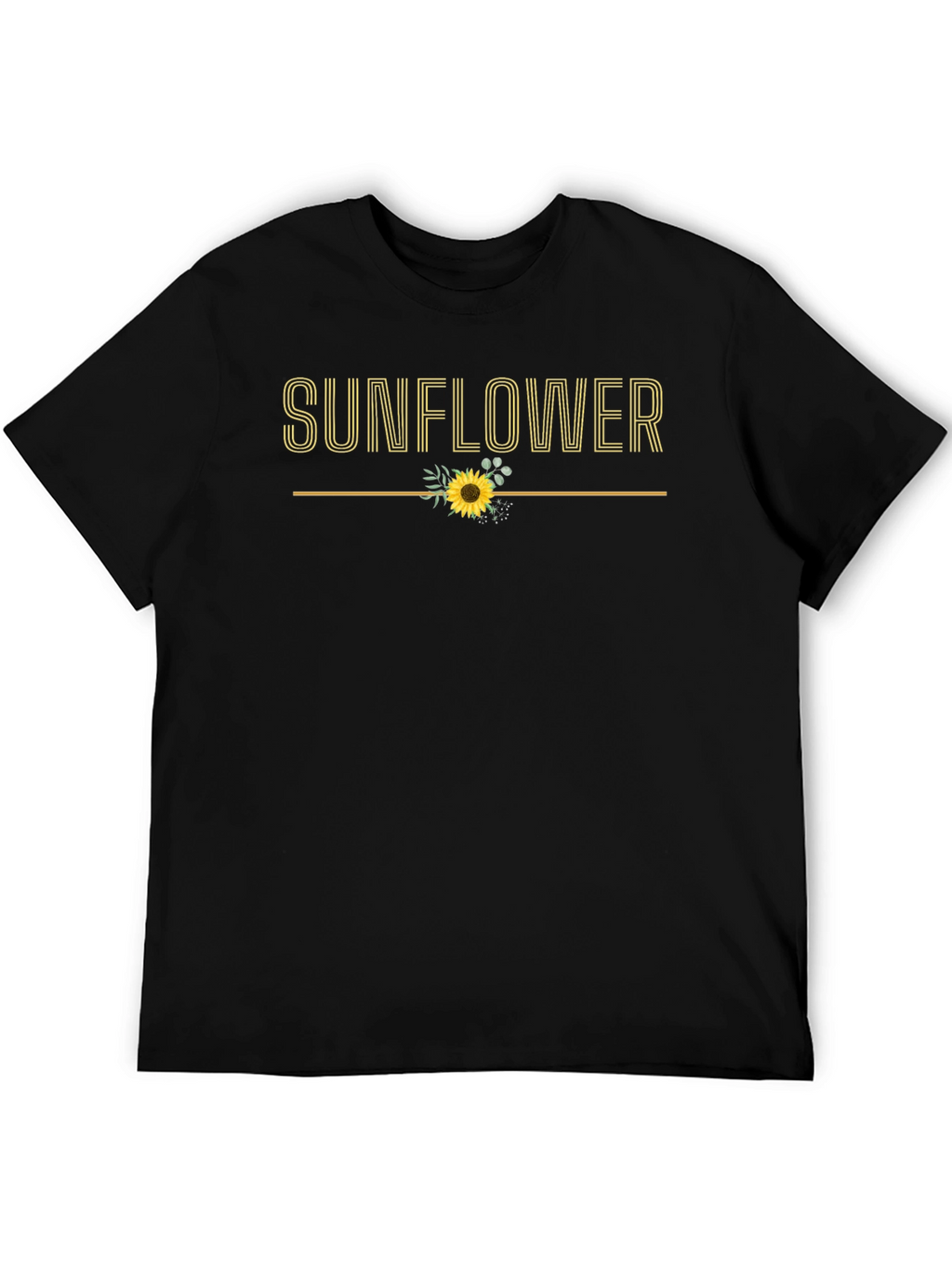 Sunflower Graphic Tee - Trendy Floral Design