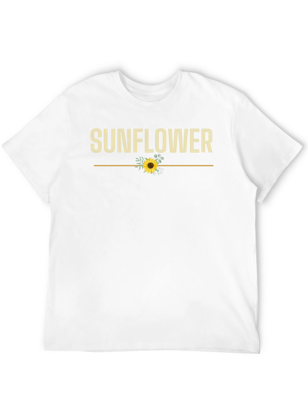Sunflower Graphic Tee - Trendy Floral Design