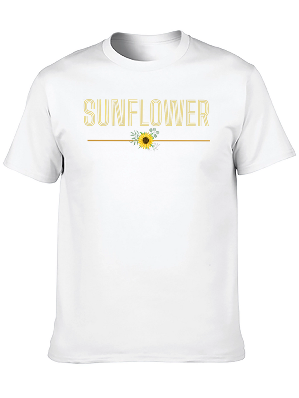 Sunflower Graphic Tee - Trendy Floral Design