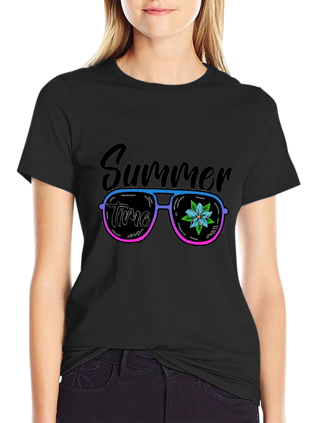 Summer Time Sunglasses Graphic T-Shirt