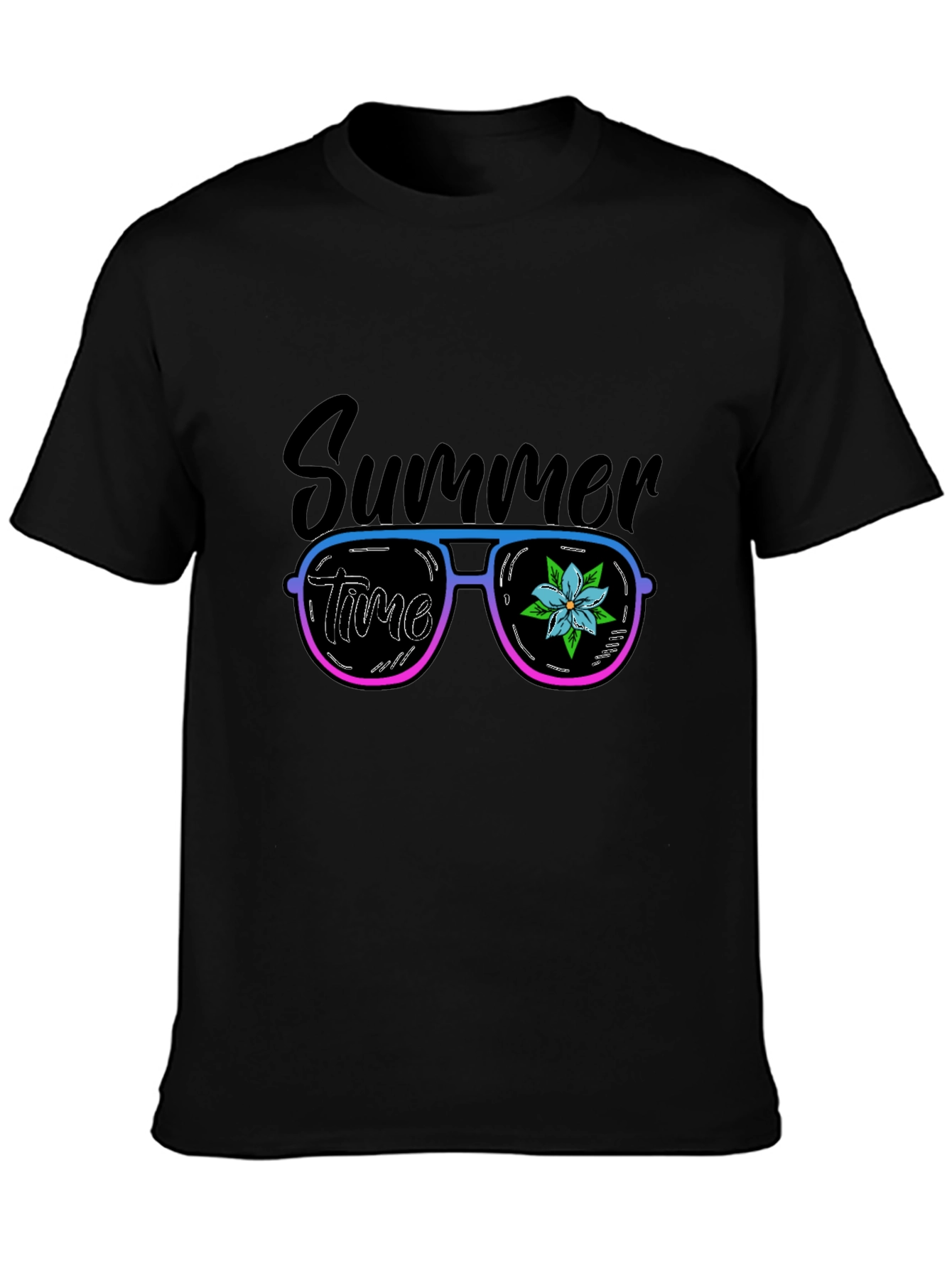 Summer Time Sunglasses Graphic T-Shirt