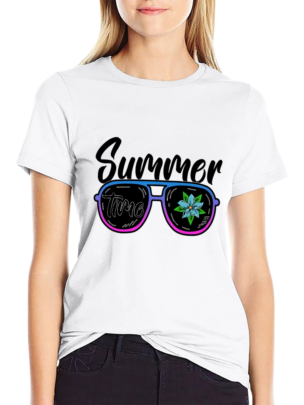 Summer Time Sunglasses Graphic T-Shirt