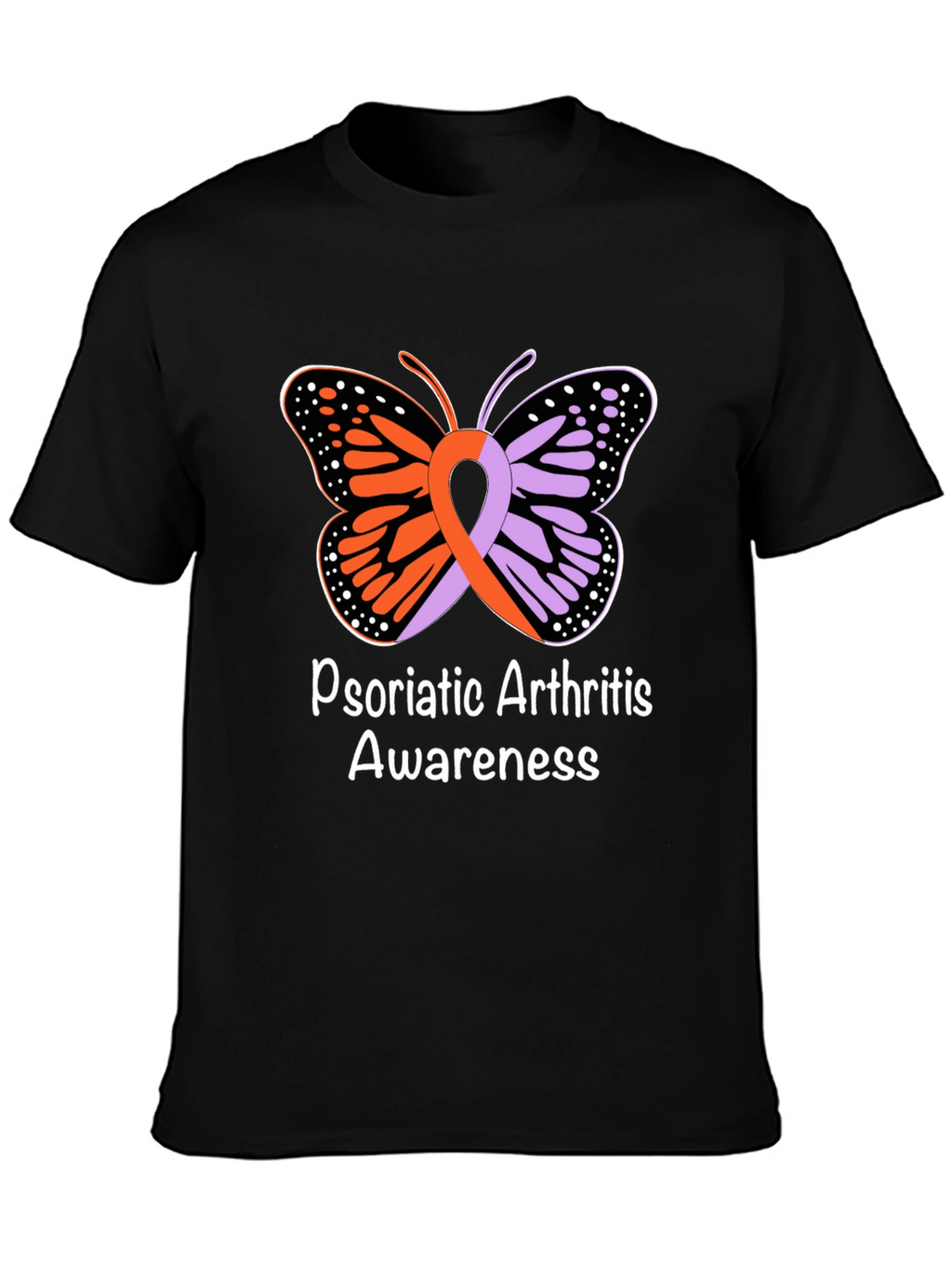 Psoriatic Arthritis Awareness Butterfly T-Shirt