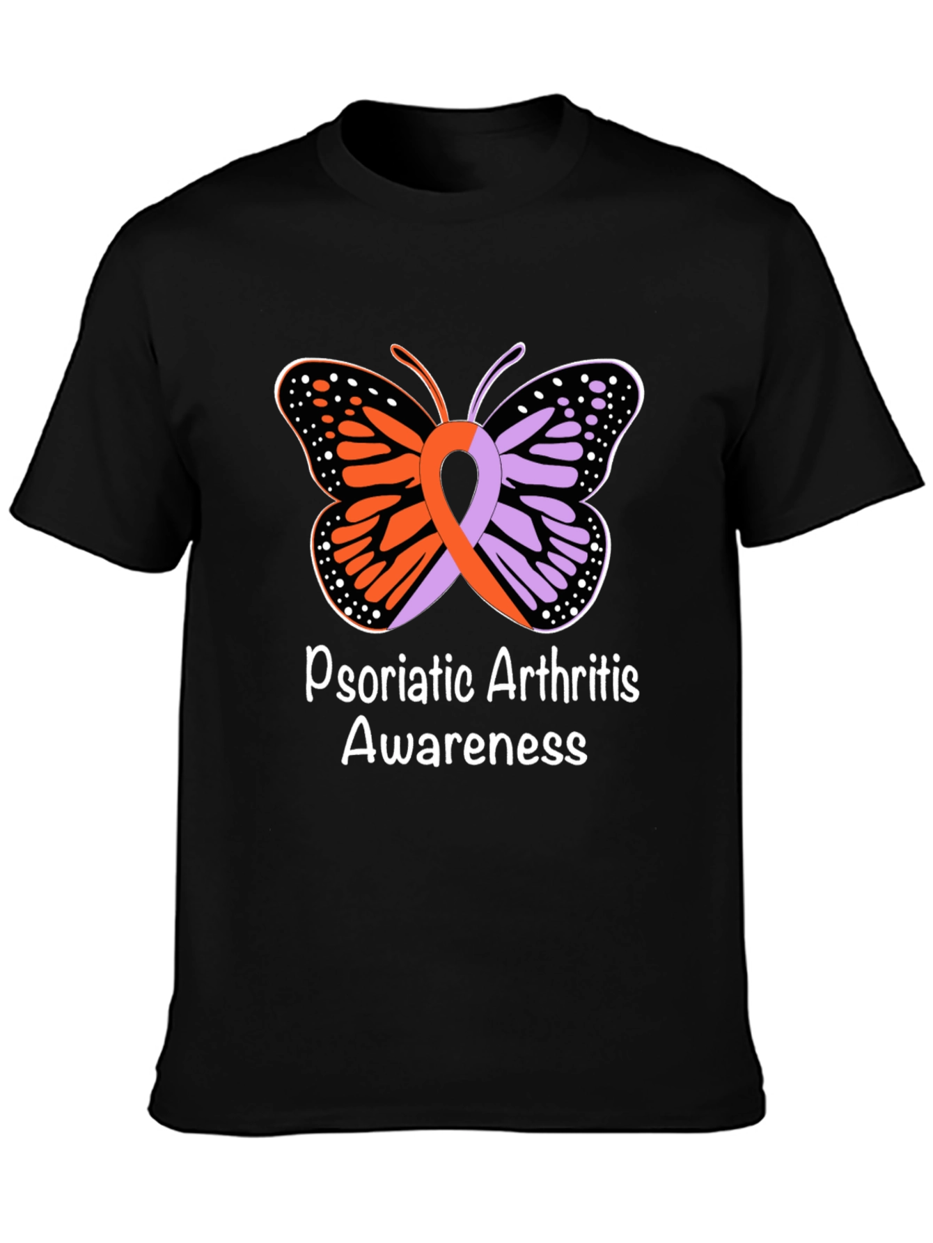 Psoriatic Arthritis Awareness Butterfly T-Shirt