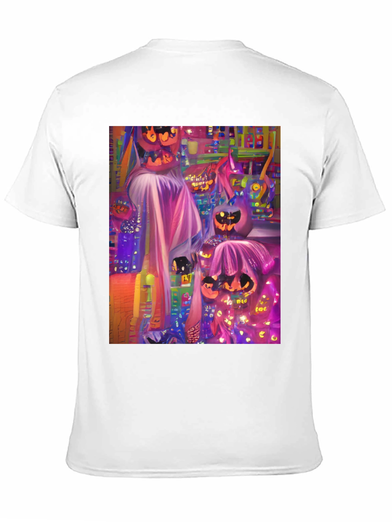 Halloween Pumpkin Graphic Tee - Spooky Season Style