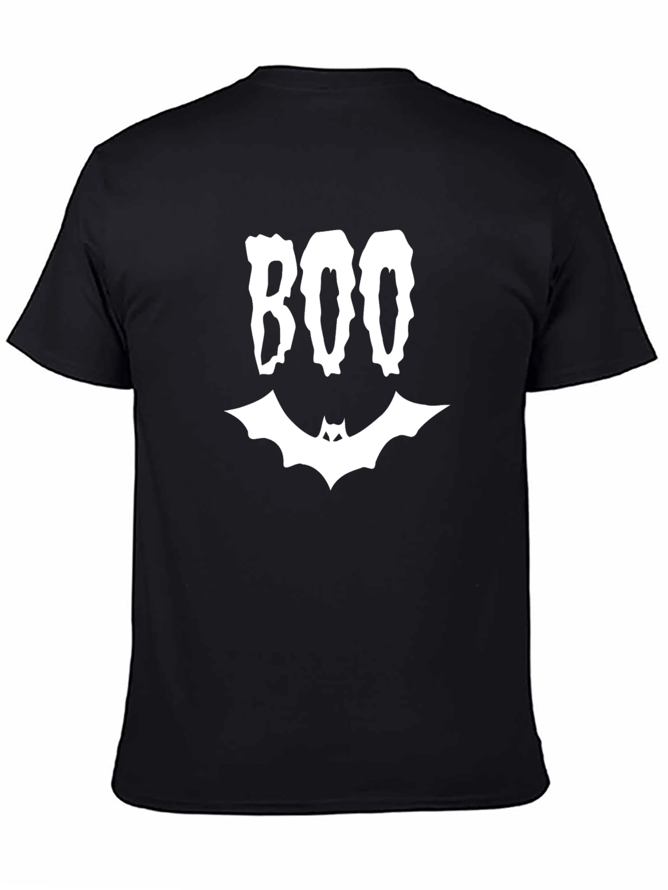 Boo Bat Halloween T-Shirt - Mens
