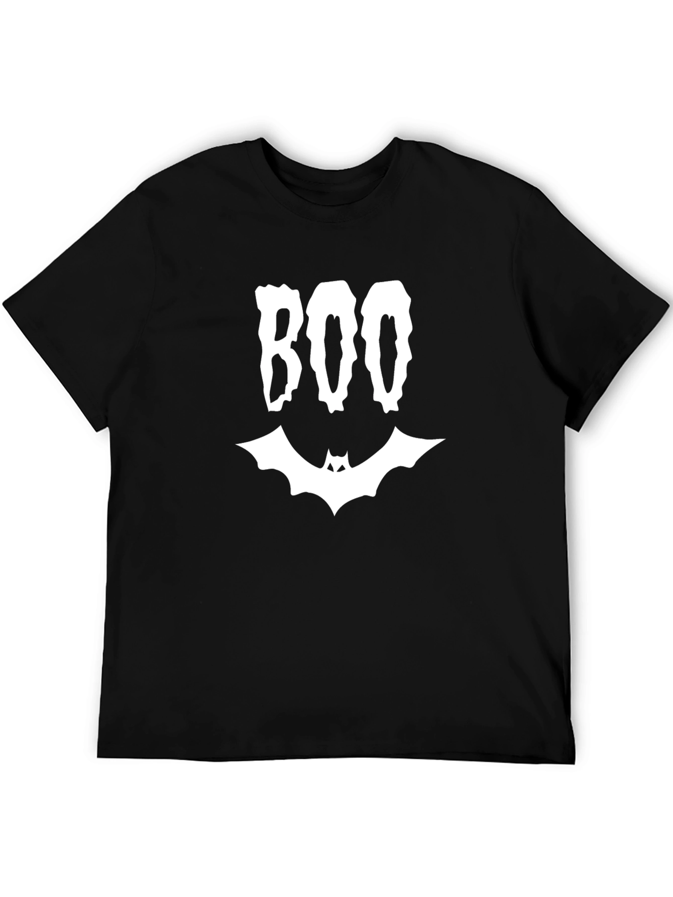 Boo Bat Halloween T-Shirt - Mens