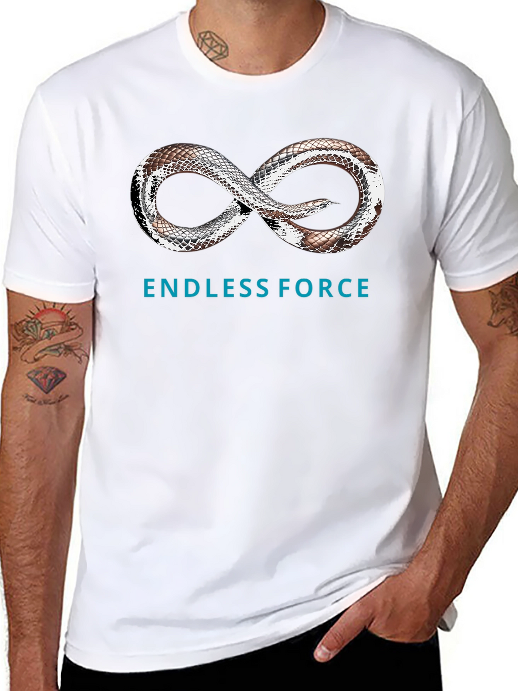 Endless Force Snake Infinity Graphic Tee