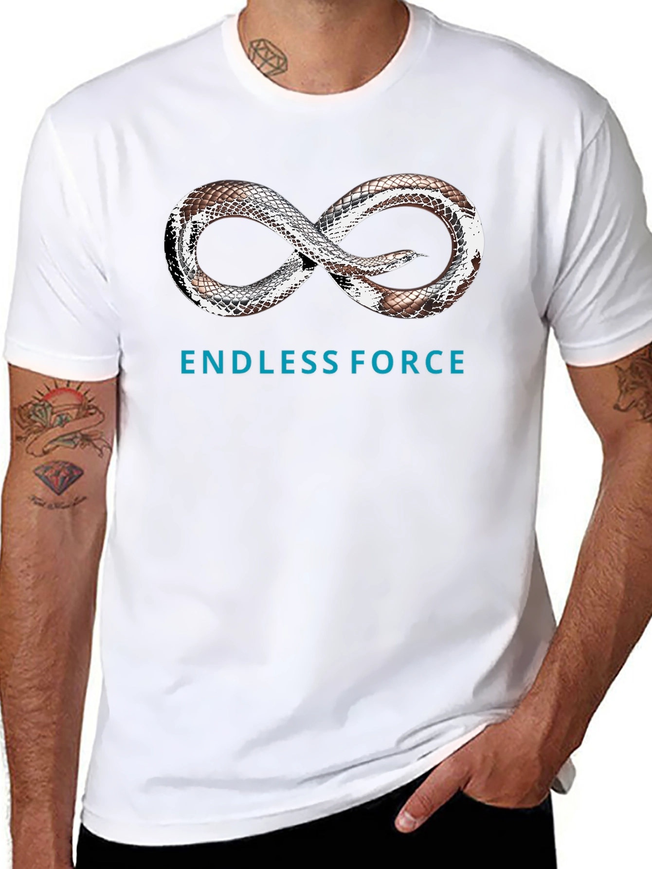 Endless Force Snake Infinity Graphic Tee